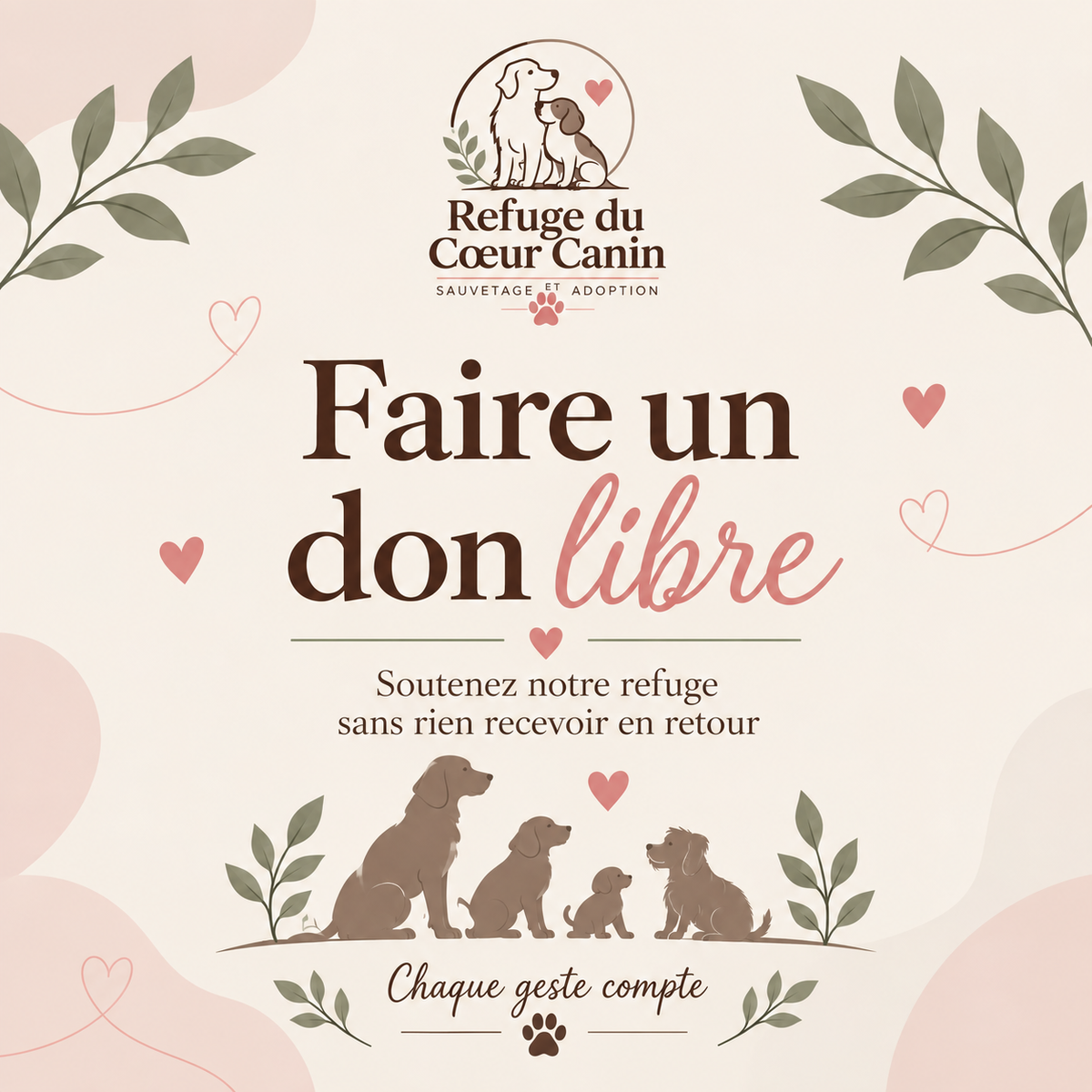 Faire un don libre