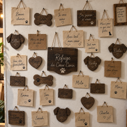 J’accepte que mon prénom apparaisse sur le Mur des remerciements du refuge.