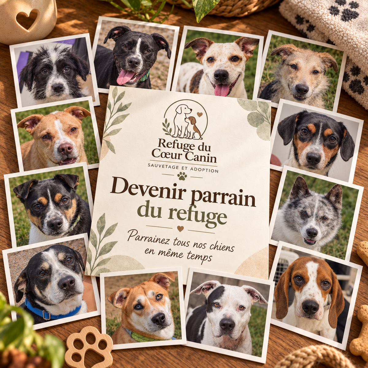Devenez parrain du refuge ❤️